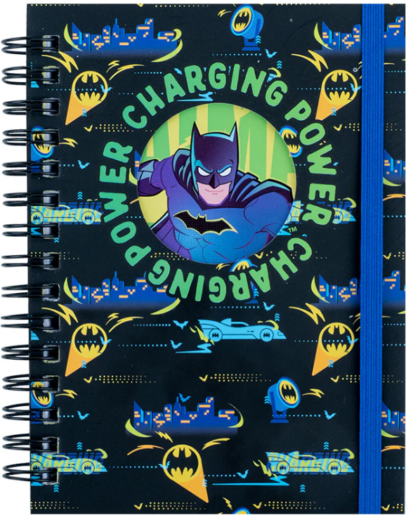 Блокнот пружина А6 80 аркушів  клітинка вирубка "DC Comics" DC25-229 Kite