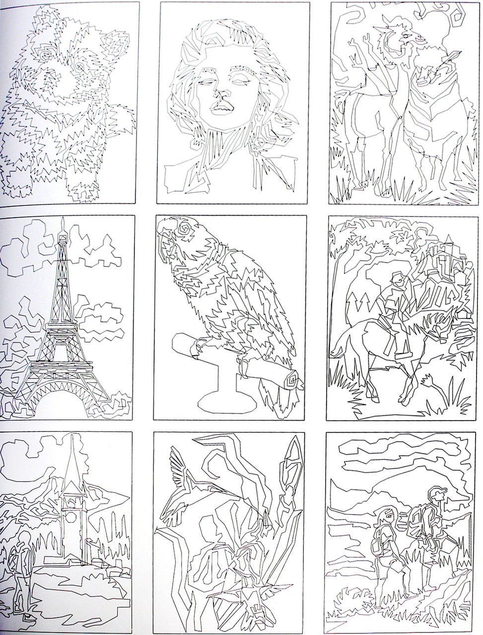 Книжки-розмальовки А4 "Книга-Антистрес 4 в 1" мікс РМ-80 Апельсин