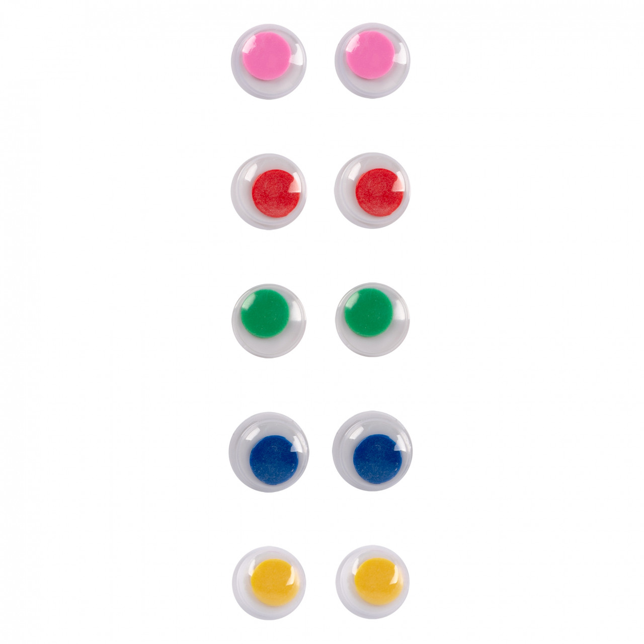 Оченята " Santi" на клейкій основі,d-10мм, кольорові (50шт) 954641