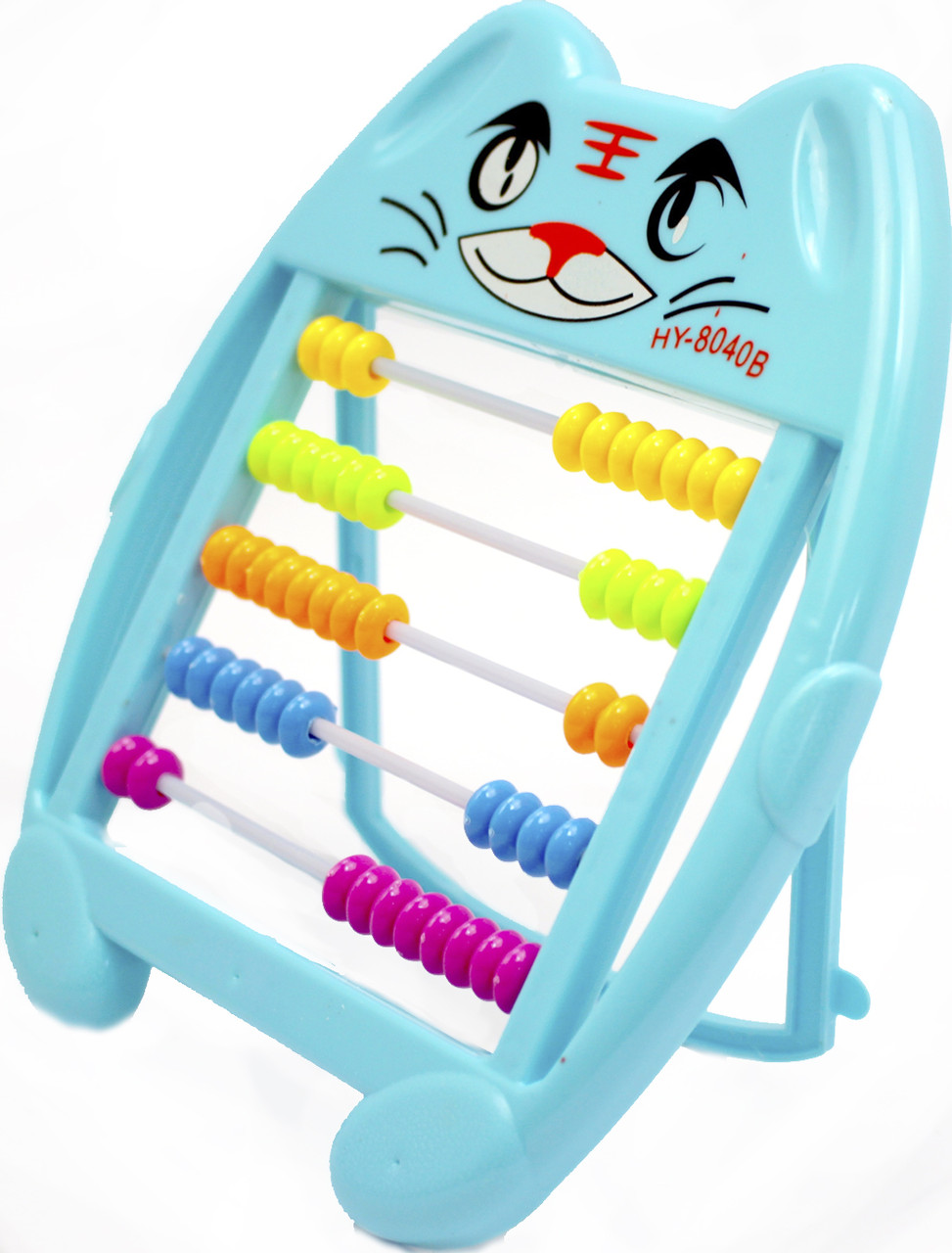 Рахівниця навчальна "Котик"пластикова, на підставці 5 рядів 14х14см 924111