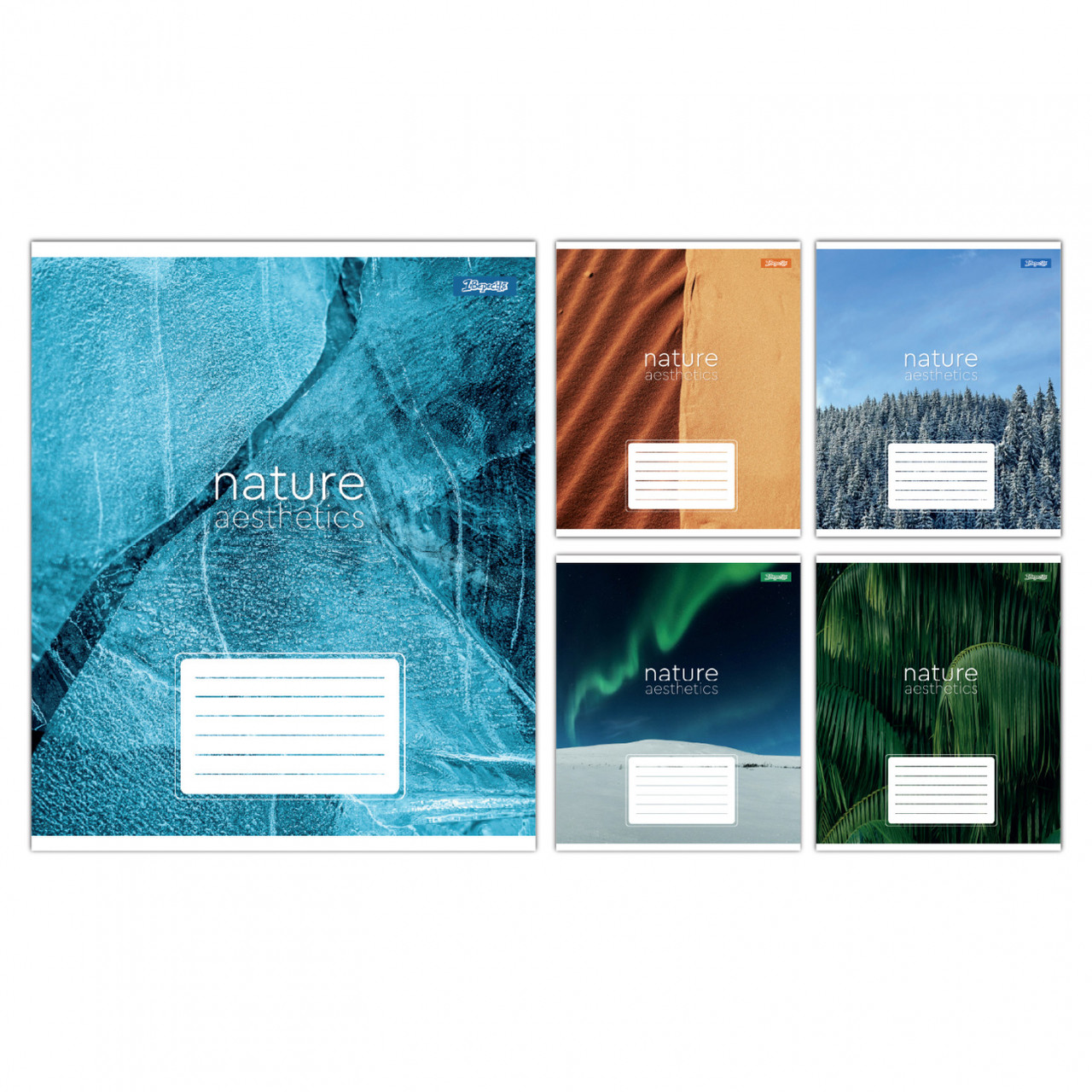 Зошит 96 аркушів клітинка 1В Nature aesthetics 768108