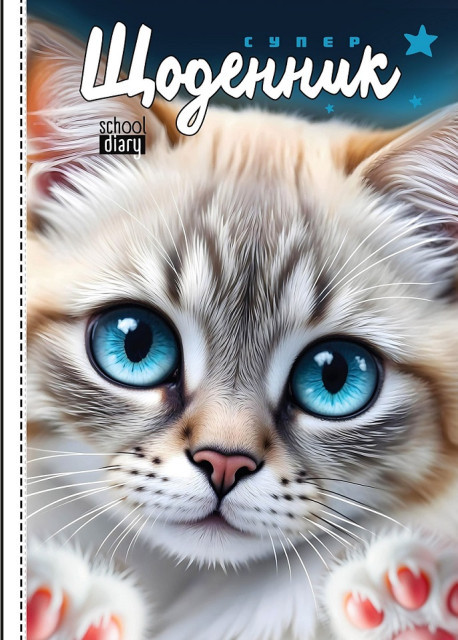 Щоденник шкільний A5 25087 40 аркушів матова ламінація 7БЦ тверда обкладинка Мандарин (топ-3)