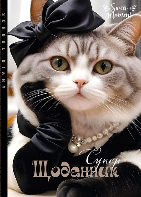 Щоденник шкільний A5 25091 40 аркушів матова ламінація  7БЦ тверда обкладинка Мандарин (топ-3)