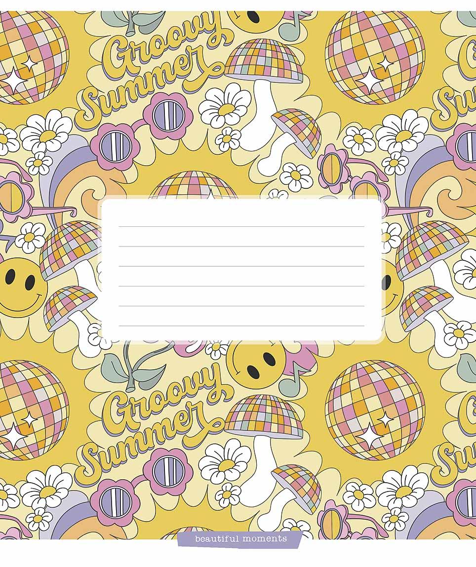 Зошит 12 аркушів лінія Star "Enjoy your life" ВД-лак 012-3503L, фото 1