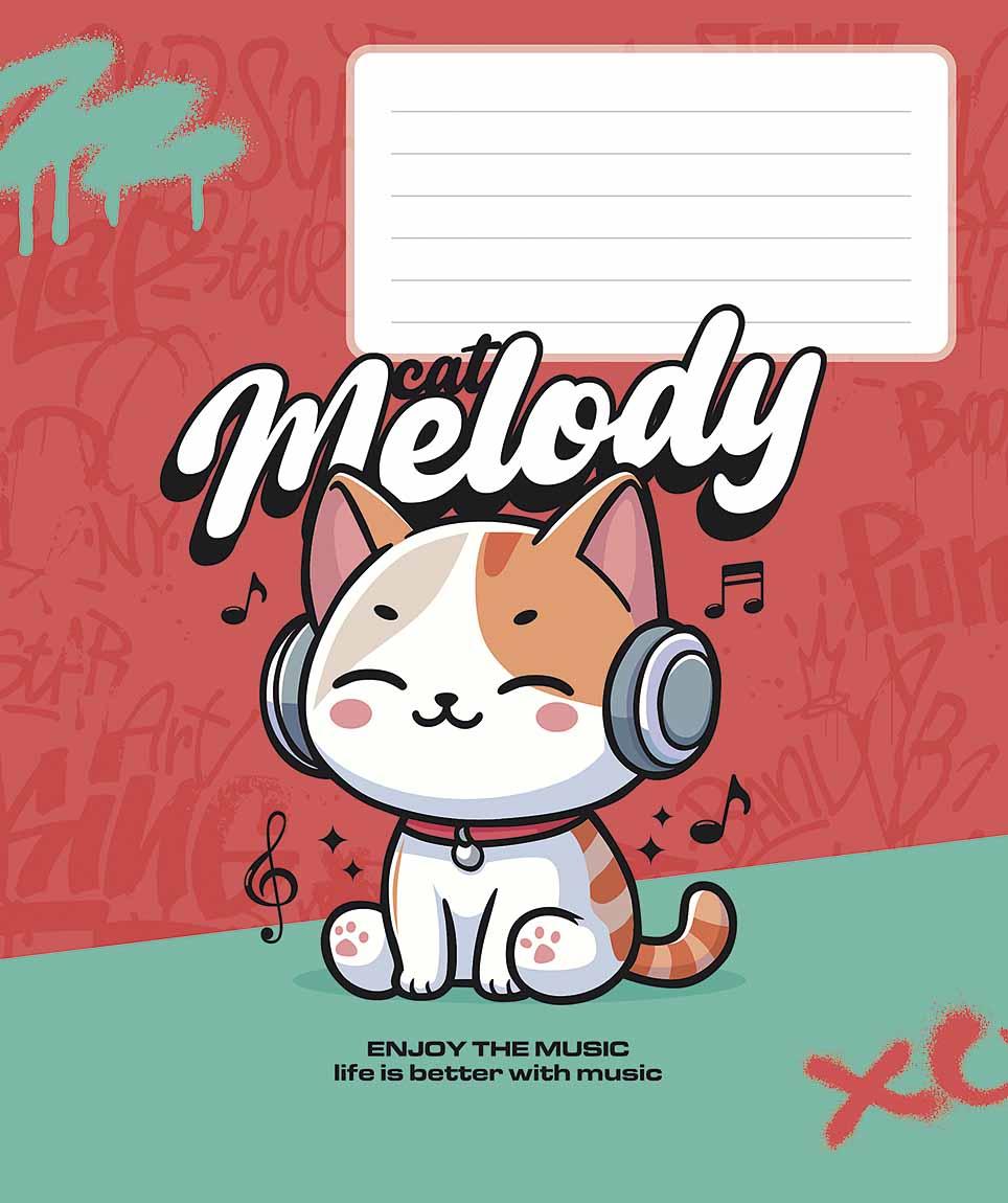 Зошит 12 аркушів лінія  Star "Cartoons (нейт)" ВД-лак 012-3529L (топ-3)