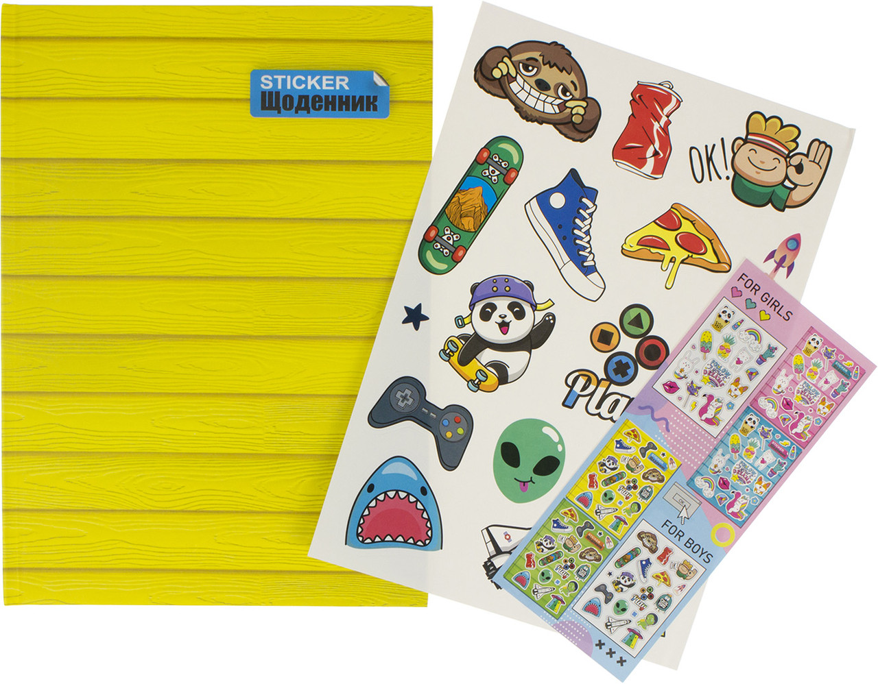 Щоденник шкільний В5 40 аркушівтверда обкладинка "Створи свій щоденник" Щ-334984 Рюкзачок, фото 1