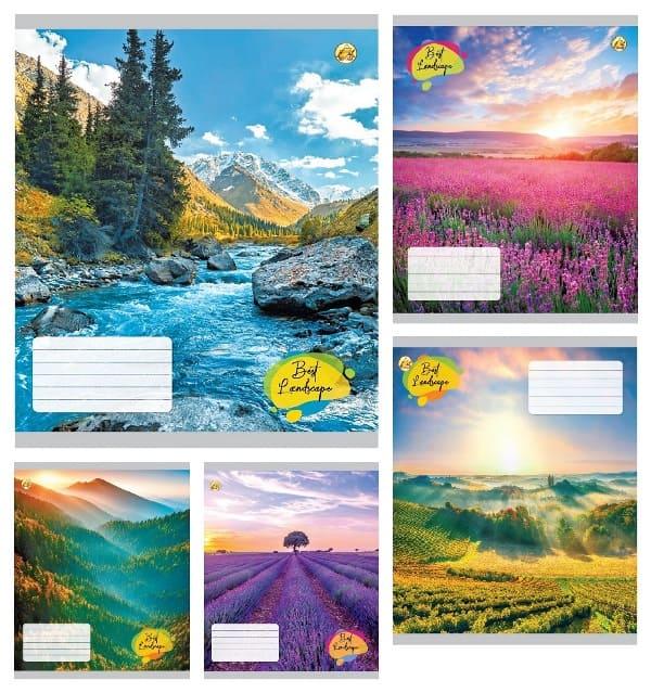 Зошит 12 аркушів лінія ТВ "Краєвиди" ТА52107 (топ-3)