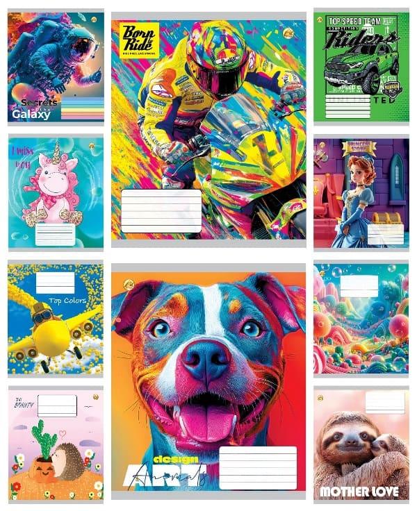 Зошит 12 аркушів лінія ТВ "Мікс 2" ТА52102