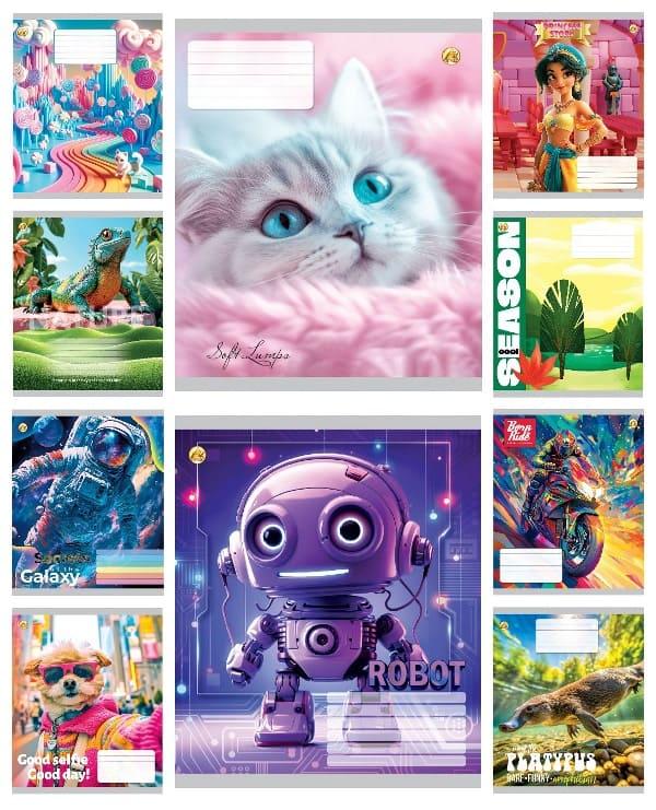 Зошит 12 аркушів лінія ТВ "Мікс 4" ТА52110 (топ-3)