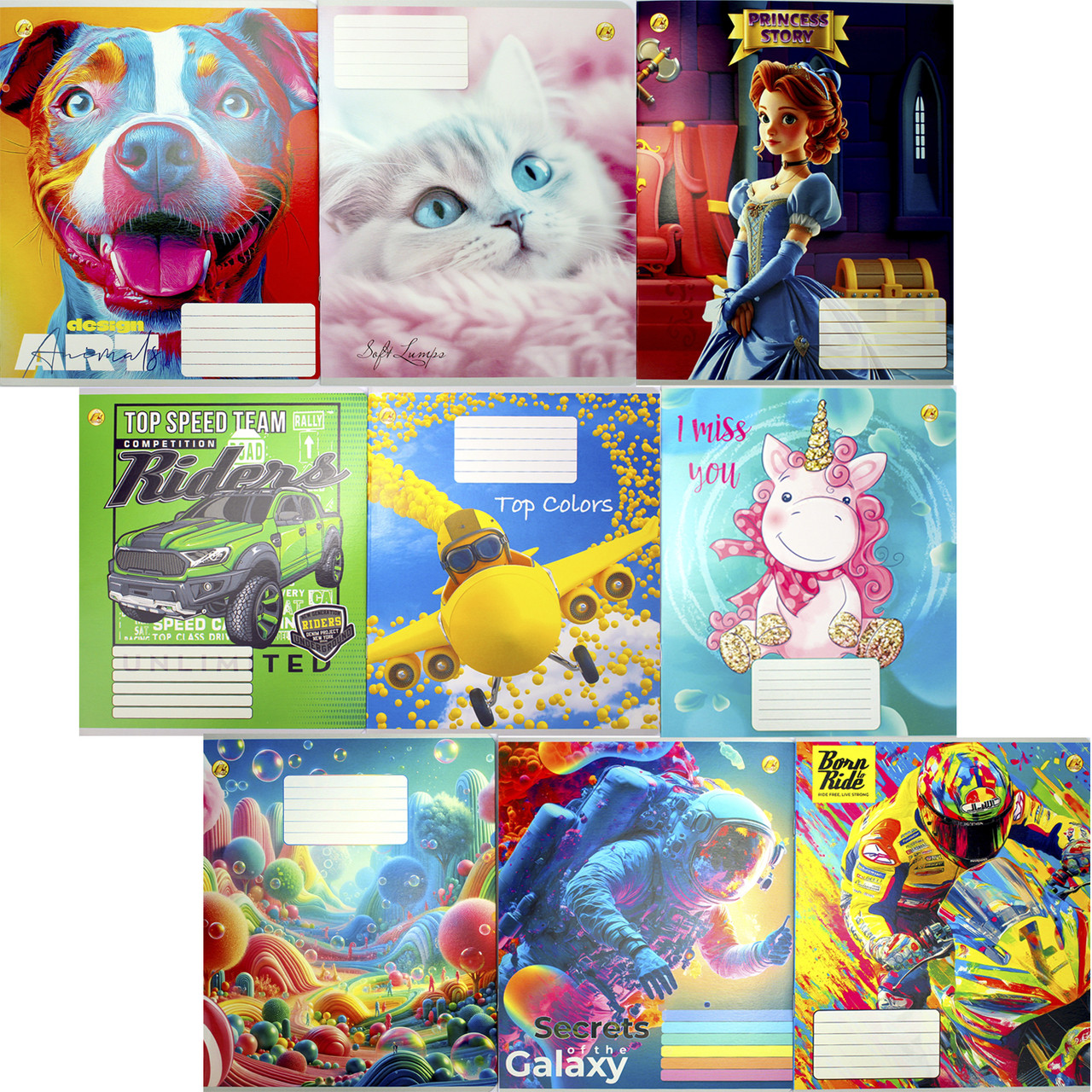 Зошит 12 аркушів лінія  ТВ АТ22222