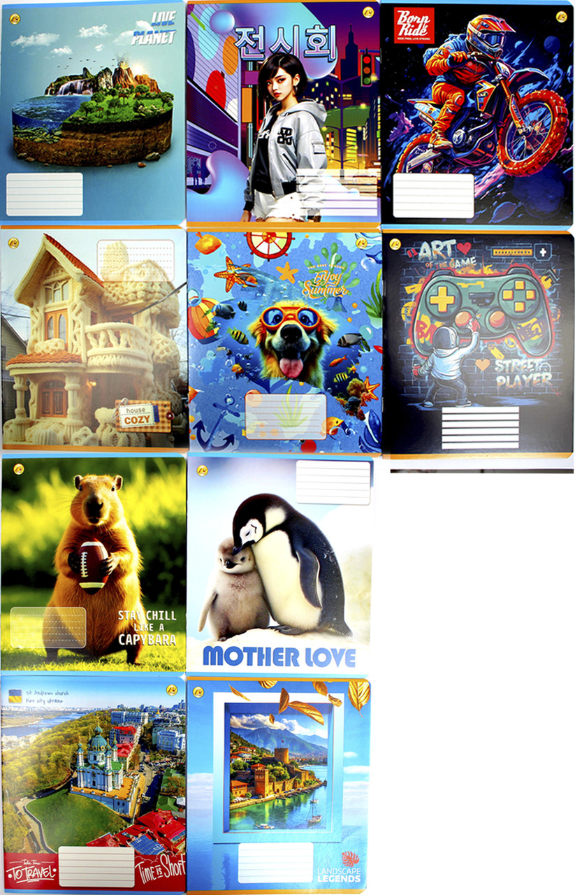 Зошит 18 аркушів лінія  ТВ "Мікс 2" ТА52201