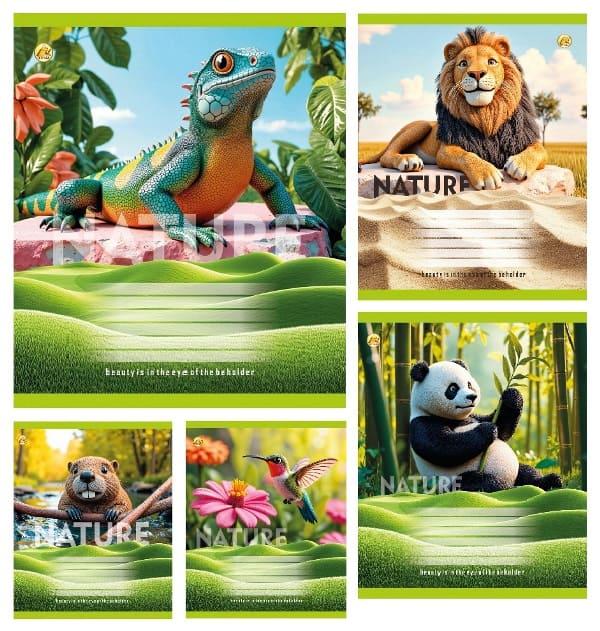 Зошит 24 аркушів лінія ТВ "Animals" ТА52304 (топ-3)