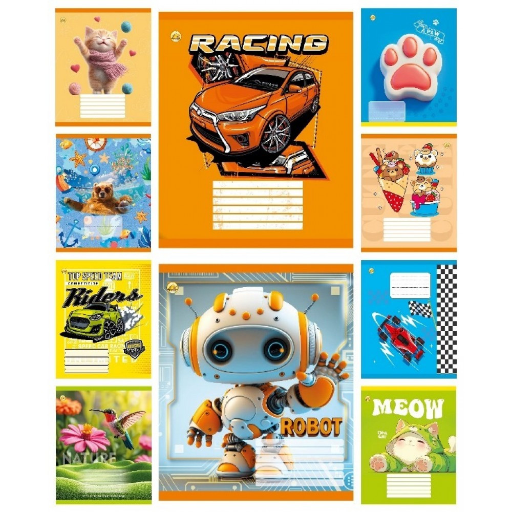 Зошит 24 аркушів лінія ТВ "Мікс 5" ТА52310