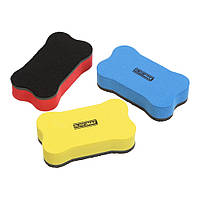 Губка для дошки " Buromax" міні, асорті 0075 (топ-4)