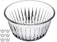 Pasabahce 530156 Набір салатників скляних Frezya 330 мл 6 шт.