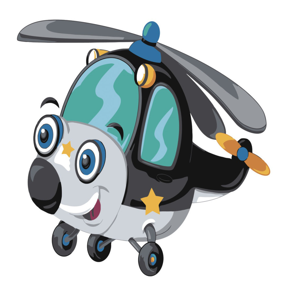 Картини по номерах "Вертоліт" 30х30см ES097 Strateg