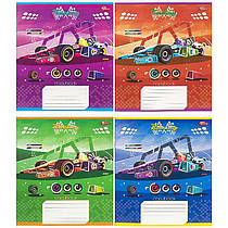 Зошит шкільний 12 аркушів клітка "Перегони" 3776