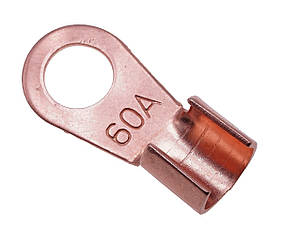 Клема мідна силова D8 мм 60A