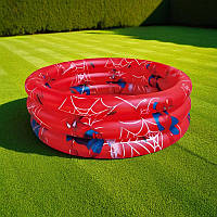 Басейн надувний дитячий, 110 см, Червоний
