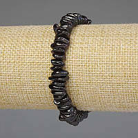 Браслет Гранат крихта 7-9х3-5мм+- L-18см+- стрейч купити біжутерію гуртом