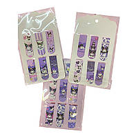 Закладки магнітні для книжок Набір 6 шт. "Kuromi" 2019-8