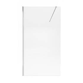Душова перегородка Qtap Walk-In Standard CRM2011.C8 110х200 см, скло Clear 8 мм, покриття CalcLess