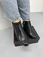 Ботильони жіночі Battine B475 шкіряні на середньому каблуці 37, фото 9