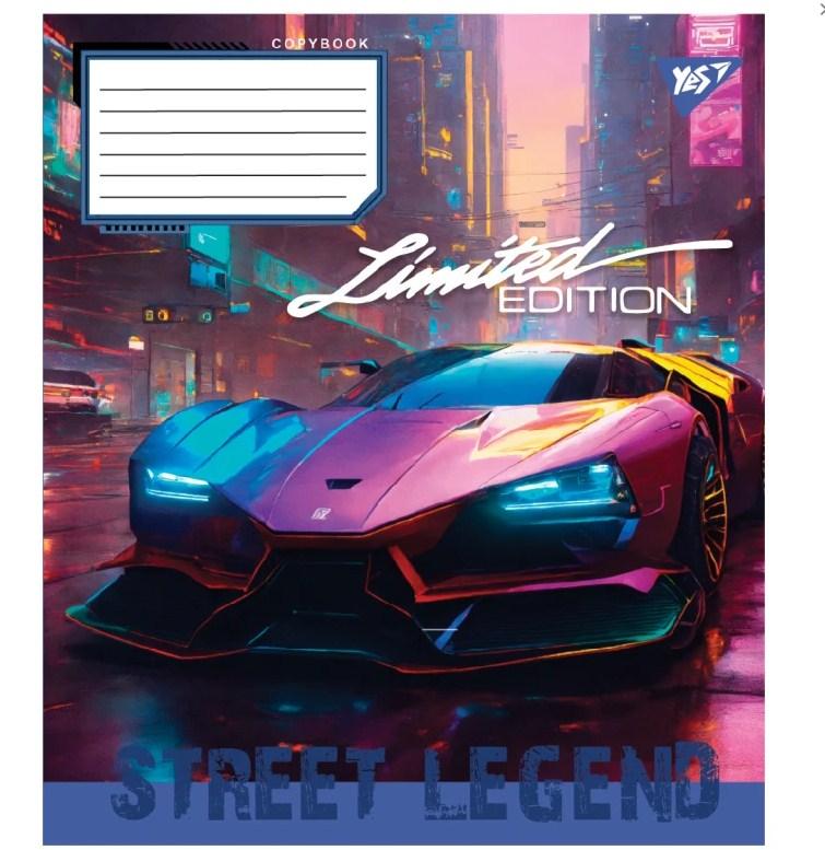Зошит 18 аркушів лінія   YES Street legend 767906