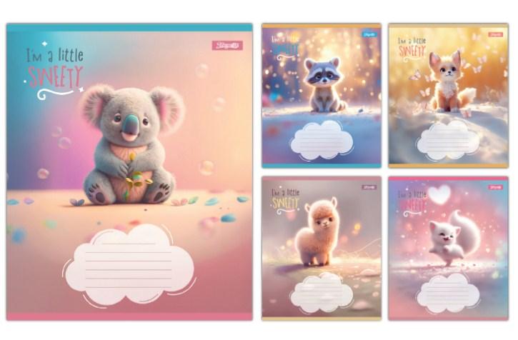 Зошит 12 аркушів коса лінія 1В Sweety 768126 (топ-3)