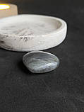 Лабрадор серце камінь без оправи лабрадор кабошон натуральний лабрадор спектроліт камінь 29*27*12 мм. Індія., фото 5