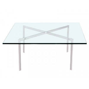 Скляний журнальний столик БАРС для зони очікування