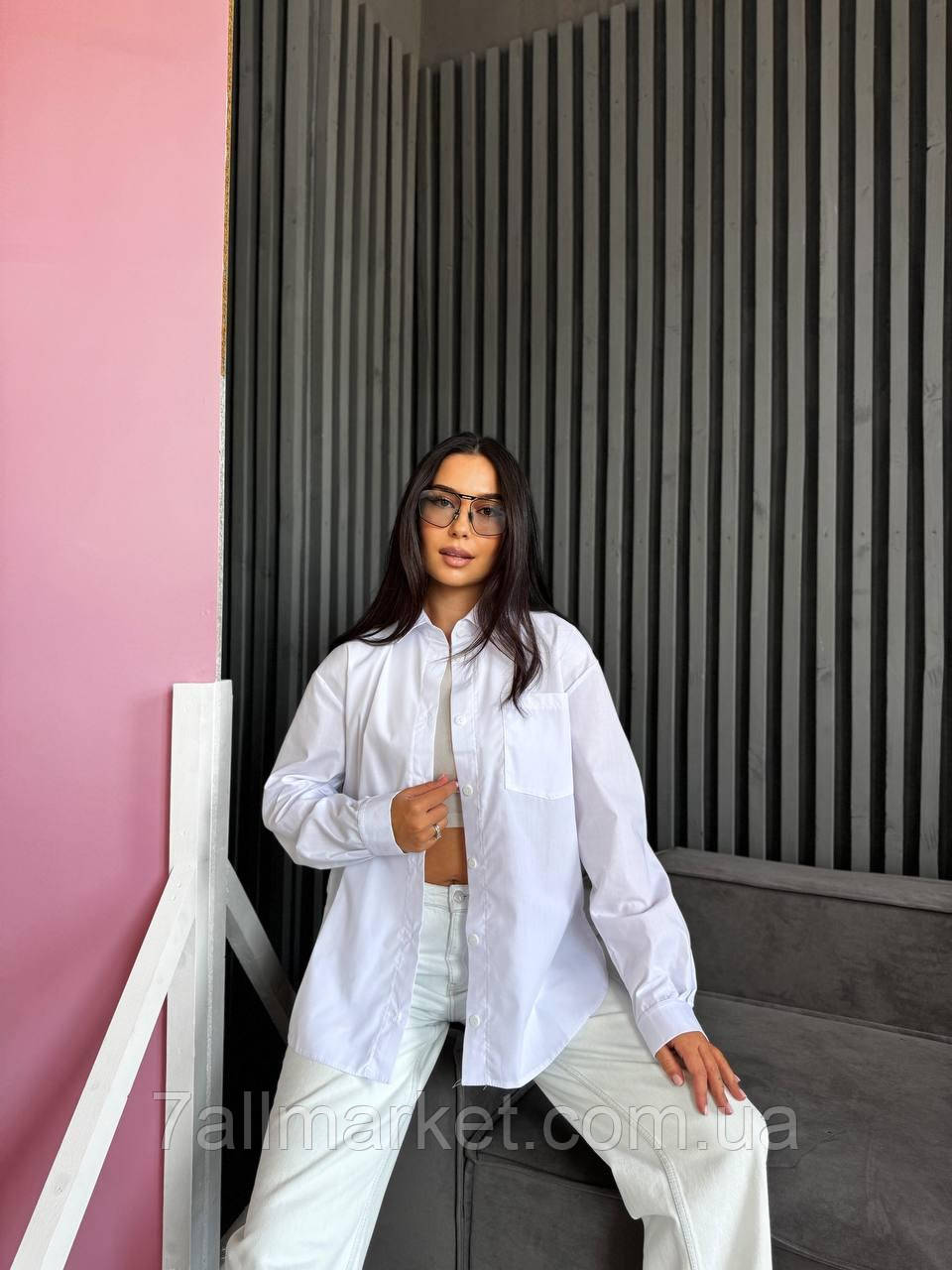 Сорочка жіноча котон р: 42-46 "MINIMALIST" недорого від прямого постачальника