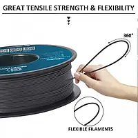 PLA пластик для 3D принтера Geeetech PLA Ebony 1,75 мм 1 кг/рулон, фото 4