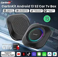 CarlinKit TBox S2 4gb/64gb - YouTube/Netflix (Android 13.0) Адаптер для бездротового підключення смартфона, фото 6