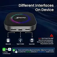CarlinKit S2F TBox 8gb / 128gb - Carplay/YouTube/Netflix  Адаптер для бездротового підключення смартфона, фото 5