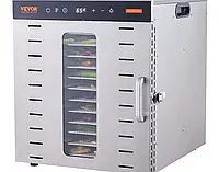 Vevor SS10X 1000 Вт Дегідратор сушарка для фруктів овочів м'яса грибів, фото 4