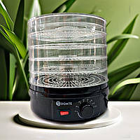 Сушарка електрична для овочів та фруктів Domte DO-029 800W Чорна