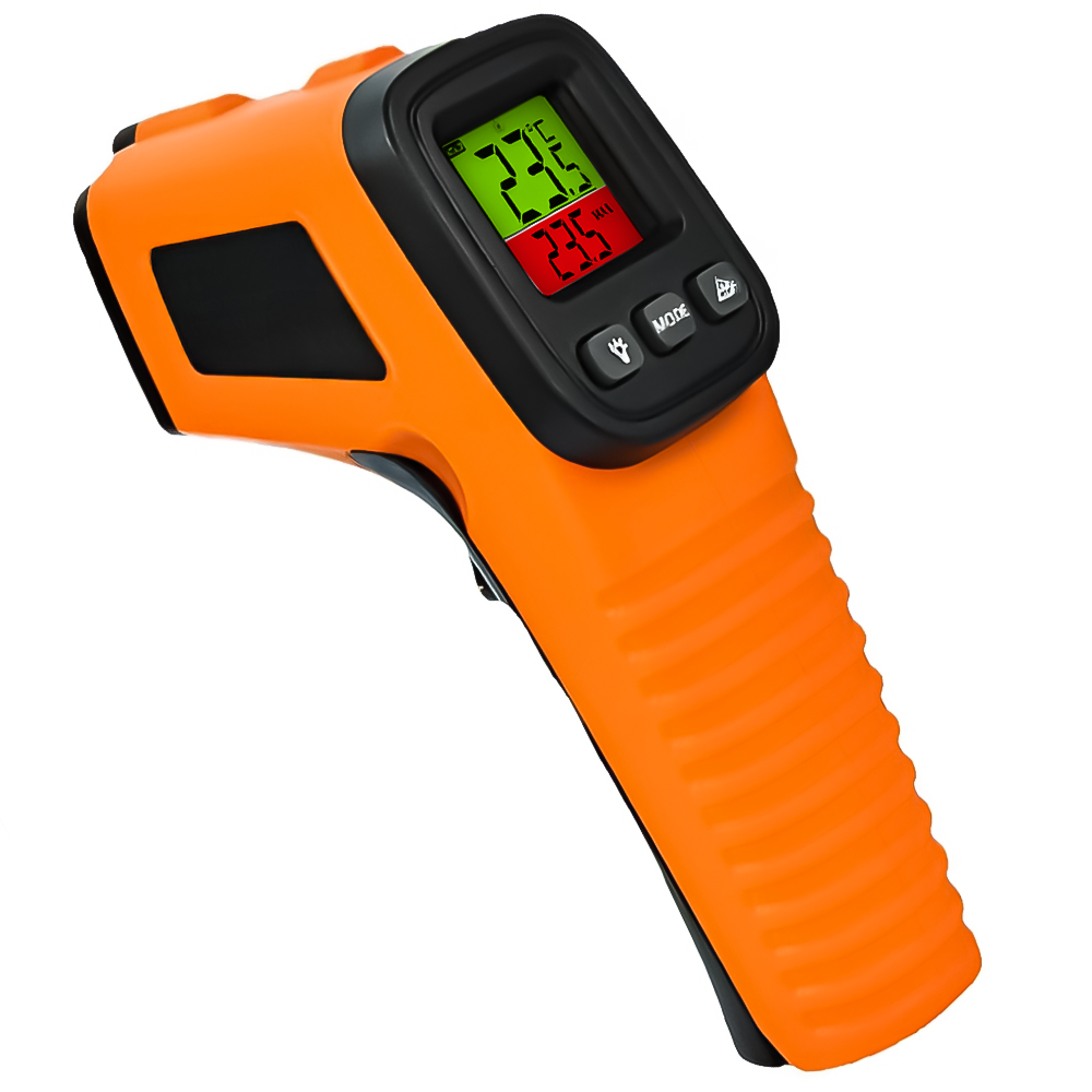 Інфрачервоний пірометр Digital Lion CX6014, професійний безконтактний термометр з лазерним прицілом та кольоровим дисплеєм,, фото 1