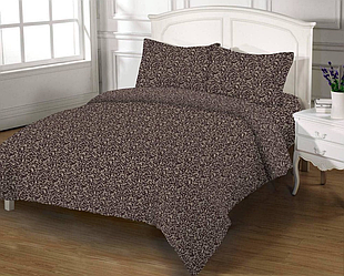 Євро комплект (Бязь) | Комплект постільної білизни "Завиток дрібний" | Простирадло 240х220 см