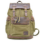 Міський рюкзак мікс із парусини та шкіри RH-0010-4lx від бренда TARWA, фото 2