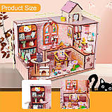 Румбокс Котячий будиночок DIY Miniature Room Kit Cat House SJ-014, фото 3