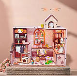 Румбокс Котячий будиночок DIY Miniature Room Kit Cat House SJ-014, фото 7