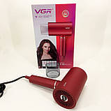 Фен потужний професійний VGR V-431, Фен для укладання зачіски електричний з насадками ZO-14, фото 2