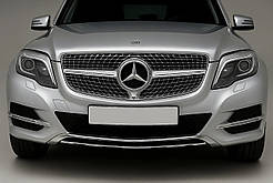 Передня решітка Diamond Silver (2013-2015) для Mercedes GLK сlass X204 рр