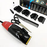 Універсальний триммер для чоловіків, Тример для стрижки бороди акумуляторний Бритва бороди LQ-47, фото 3