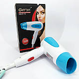 Фен з регульованою швидкістю і температурою Gemei GM-1756 1200 Вт, Гарний фен для волосся BZ-11, фото 3