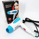 Фен з регульованою швидкістю і температурою Gemei GM-1756 1200 Вт, Гарний фен для волосся BZ-11, фото 9