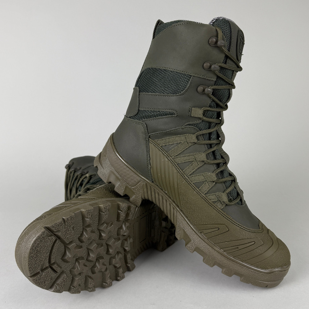 🔥 Берці зимові тактичні "Ultimatum - Grizzly. B-139" (Олива) берці поліції, поліцейські, фото 1