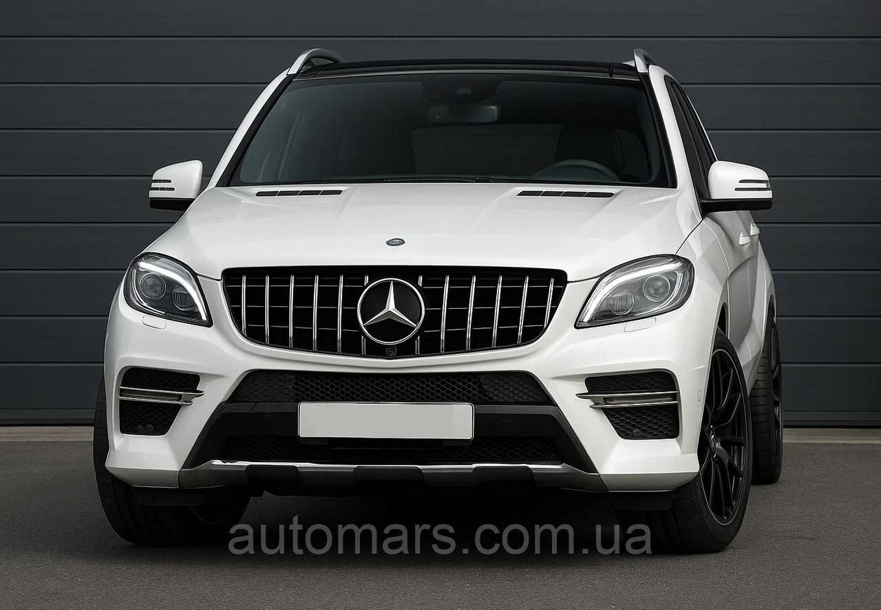 Тюнінг решітка GT Panamericana (для ML) для Mercedes GLE/ML сlass W166 2011-2018 рр, фото 1