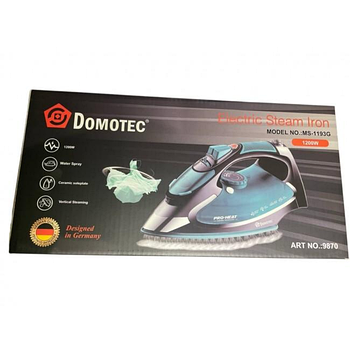 Парова праска з керамічною підошвою Domotec MS 1193G Лучшая цена